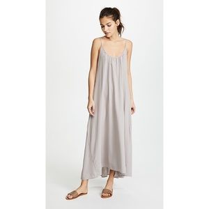 9SEED Designer Tulum Maxi Dress in Pebble Gauze